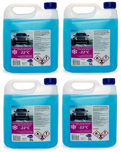 PŁYN DO SPRYSKIWACZY 4X5L -22C ZAPACHOWY DLA FIRM