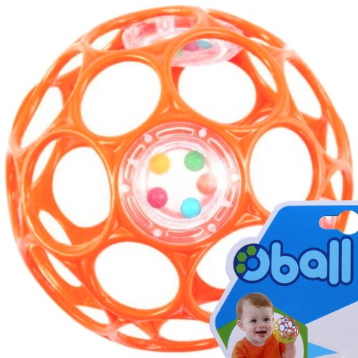 BRIGHT STARTS - OBALL PIŁKA PIŁECZKA GRZECHOTKA