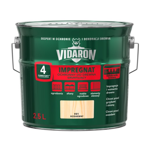 VIDARON IMPREGNAT GRUNT BEZB. 2,5L