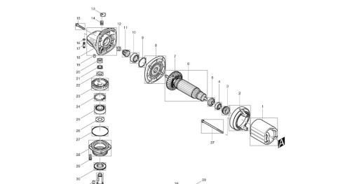 MAKITA duże koło zębate do 9558HN DGA504 oryginał