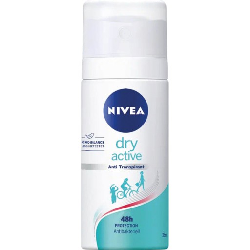 NIVEA ANTYPERSPIRANT DLA AKTYWNYCH OCHRONA 72H DRY ACTIVE UNISEX