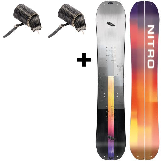 Splitboard NITRO Team Split 2024 + foki | 159cm r.159