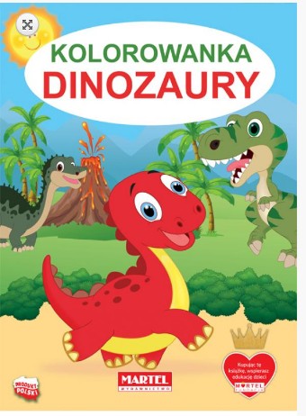 KOLOROWANKA malowanka Dinozaury MAR-7