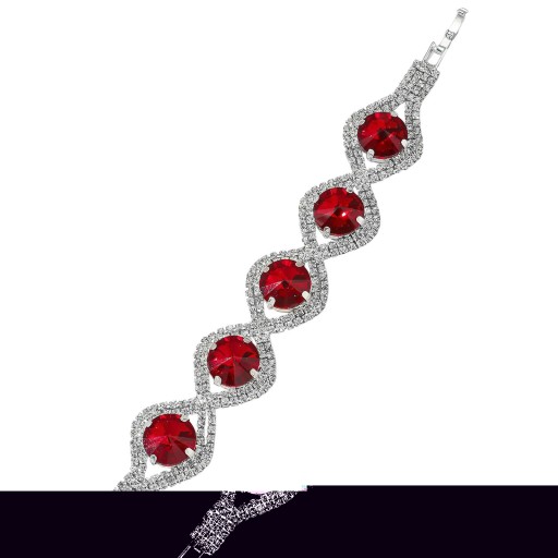 Bransoletka Łańcuszek kryształ Rhineston Bransoletka Classic