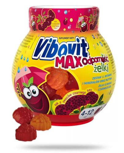 Vibovit Max Odporność żelki dla dzieci 50 sztuk