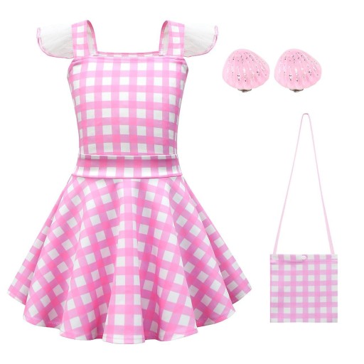 cosplay dziecięca Barbie Halter Kleid Tutu Rock B53-45