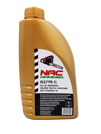 Olej do smarowania łańcucha łańcuchów pił NAC 1L