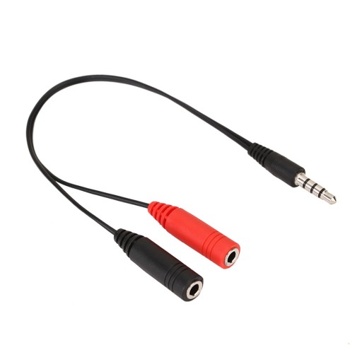 Komputer, Telefon komórkowy, Słuchawki, Audio 3.5, Adapter mikrofonowy, Adapter