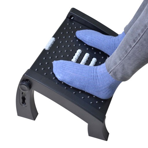Foot Rest for Under Desk at Work,Under Desk Footrest Adjustable Foot Stool