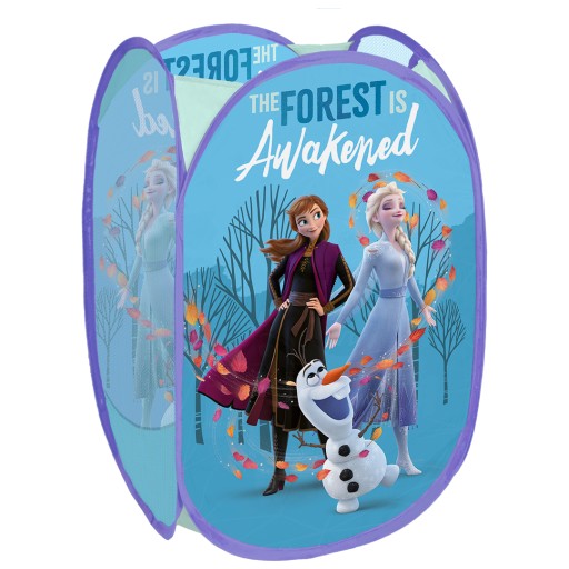 Kosz na zabawki składany Frozen 2 Kraina lodu 36 x 58 cm niebieski