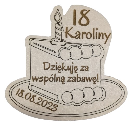 MAGNES podziękowanie dla gości 18 20 30 40 50