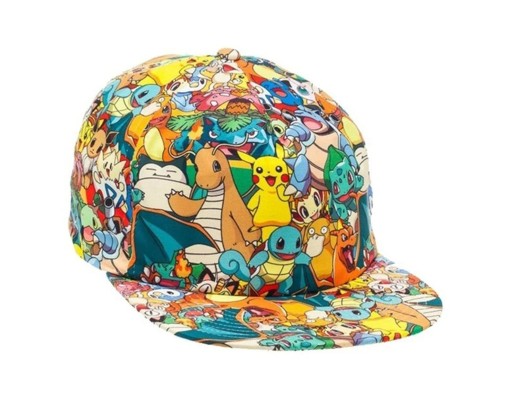 CZAPKA Z DASZKIEM DZIECIĘCA REGULOWANA POKEMON GO PIKACHU 45-57cm
