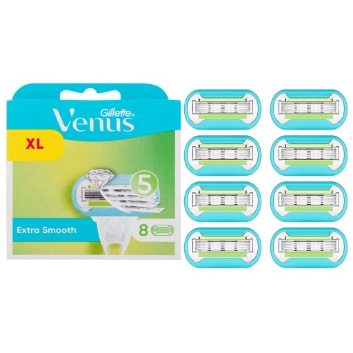 Gillette Venus Extra Smooth 8x wkłady do maszynki ostrza nożyki