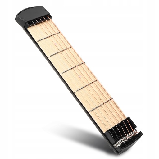 Nowa przenośna gitara kieszonkowa z 6 progami