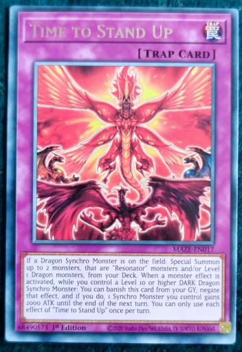 Yu-Gi-Oh! Time to Stand Up (R)
