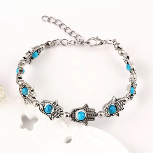 Amulet bransoletka ręka fatimy hamsa turecka 8