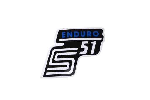 NAKLEJKA SIMSON S51 ENDURO NIEBIESKA