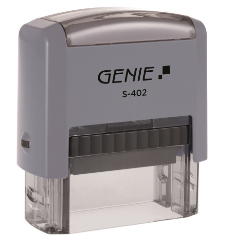 Poduszka tuszująca nasączona Genie 80 x 70 mm T4453 - Siwy