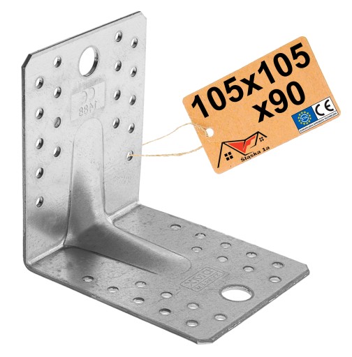 Kątownik łącznik ciesielski montaż 105x105x90x2,0