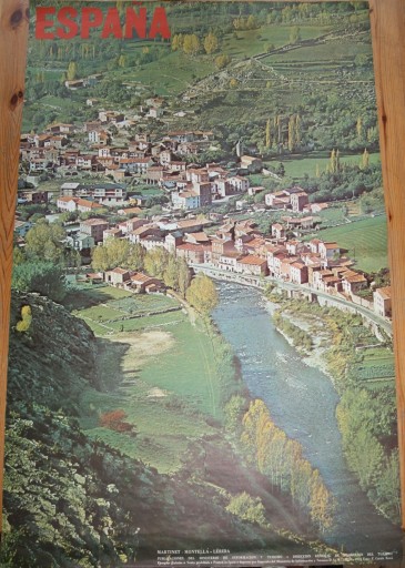 PLAKAT ESPANA Hiszpania F. Catala Roca 61,5 x 97
