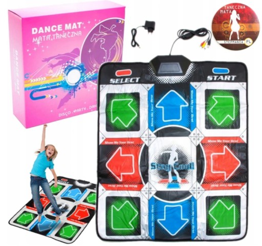 STEPMANIA PL MATA DO TAŃCZENIA TAŃCA TELEWIZOR PC