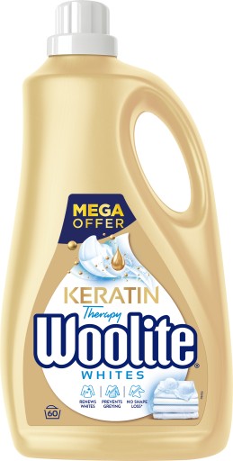 WOOLITE WHITE Płyn do prania wszystkich białych tkanin z Kreatyną 3,6l