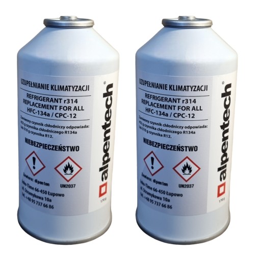 Czynnik Chłodniczy ALPENTECH R134a R12 Klima