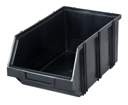POJEMNIK MAGAZYNOWY KUWETA WARSZTATOWY CZARNY 210x350x160 MM SKRZYNKA ŚRUBY