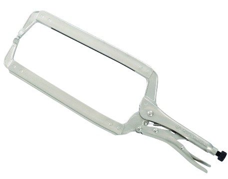 Szczypce zaciskowe BLACHARSKIE typ C 456mm DŁUGIE KING TONY 6615-18