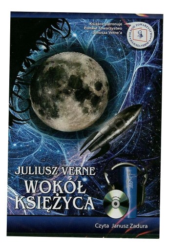 WOKÓŁ KSIĘŻYCA - AUDIOBOOK QES, JULIUSZ VERNE
