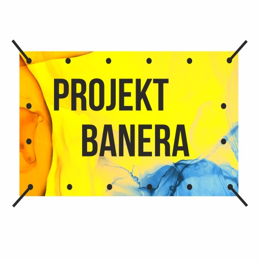 Projekt graficzny banera reklamowego