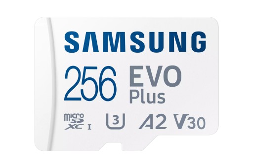 KARTA PAMIĘCI MicroSDXC 256 GB SAMSUNG EVO Plus