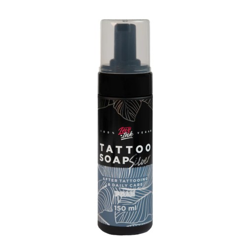 NATURALNE MYDŁO DO MYCIA TATUAŻY LOVEINK + Srebro