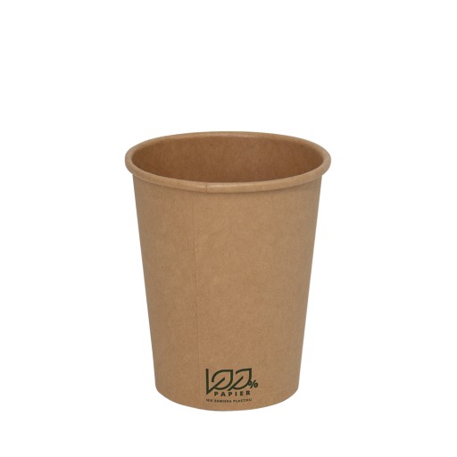 Kubek jednościankowy 100%PAPIER kraft 200ml/8oz | ø80mm, 50szt
