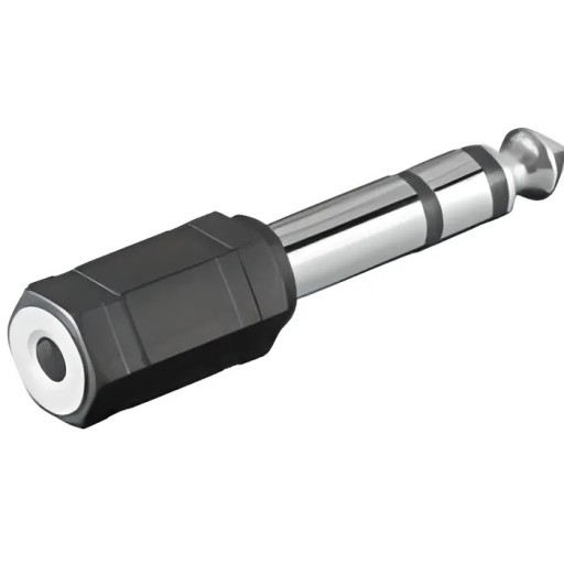 Adapter Przejściówka Jack Wtyk 6,35 Gniazdo 3,5