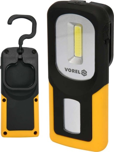 LAMPA AKUMULATOROWA LATARKA OBROTOWA COB LED 3W
