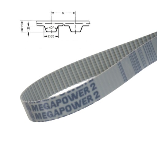 Pas pasek zębaty 16 T5 250 z50 Megapower2 MEGADYNE