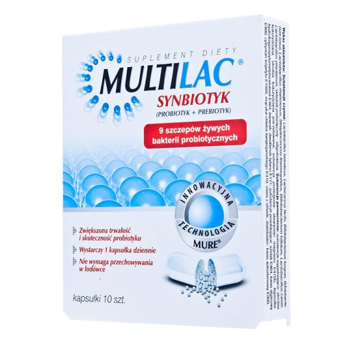 MULTILAC synbiotyk probiotyk 10 kaps