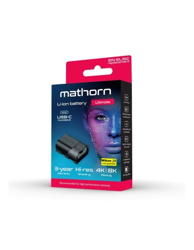 Akumulator Mathorn EN-EL15C MB-212A 2400 mAh do Nikon Z8 Z7 Z6