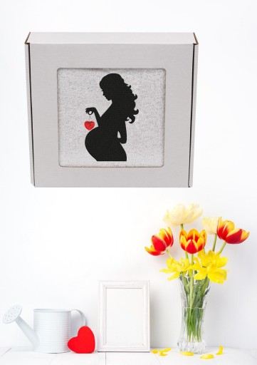 RĘCZNIK NA DZIEŃ MAMY BABY SHOWER PREZENT HAFT