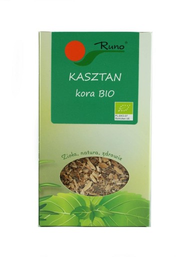 Kasztan kora kasztanowca przeciwzapalny usuwa siniaki i obrzęki Runo 50g