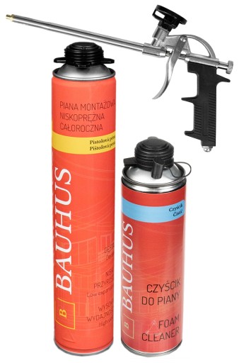 Piana PIANKA Pistoletowa NISKOPRĘŻNA + Czyścik + Pistolet metalowy Bauhus