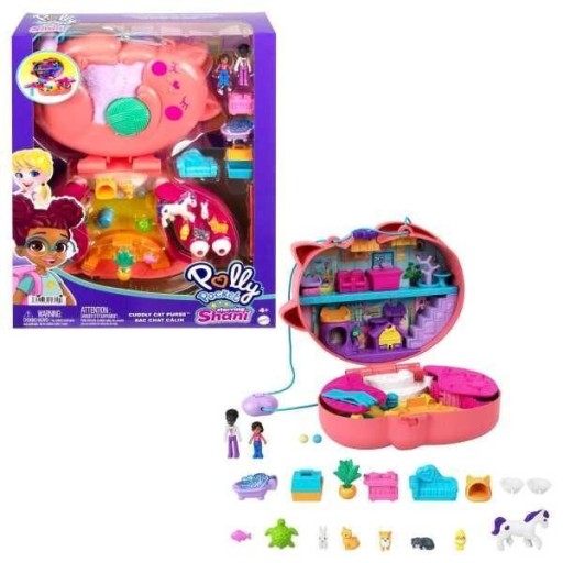 POLLY POCKET KOMPATKOWA TOREBKA KOTEK HGT16