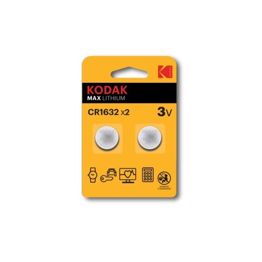 181L516 KODAK BATERIE LITOWE MAX CR 1632 BLISTER