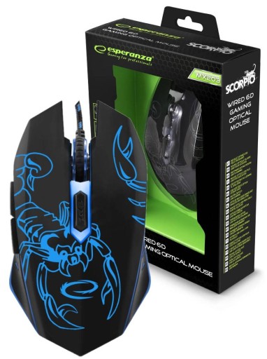 MYSZ MYSZKA DLA GRACZY 6D LED USB GAMINGOWA LED