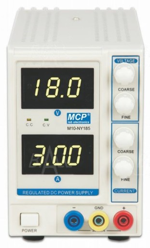 Zasilacz laboratoryjny M10-NY185 DC 18V/5A 100mV/10mA MCP