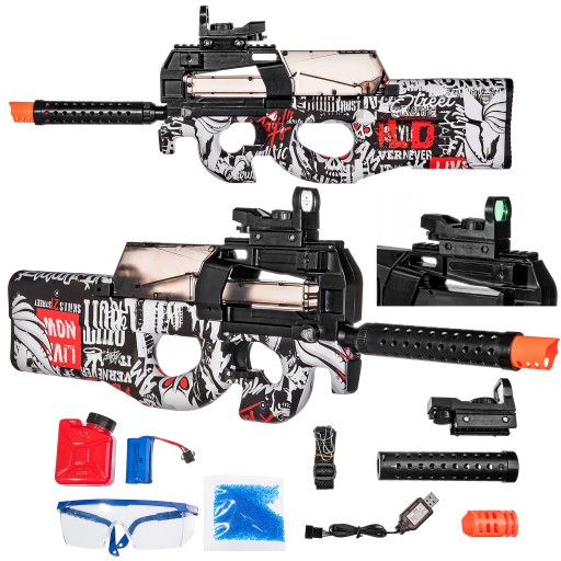 _ P90 PISTOLET KARABIN AUTOMAT NA KULKI ŻELOWE_