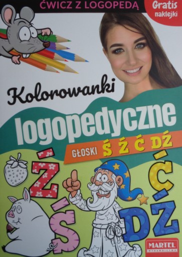 Kolorowanki logopedyczne Głoski Ś Ź Ć DŹ