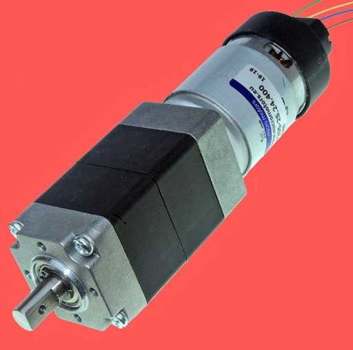 Motoreduktor planetarny 9,4obr/min 24V z enkoderem
