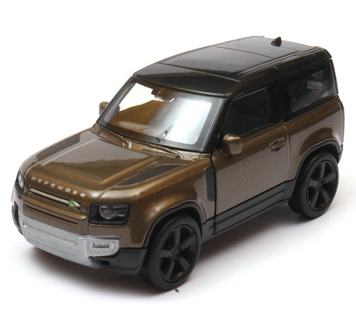 Land Rover Defender 2020 1:34 model WELLY brązowy